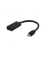 Adapter DELTACO MiniDP-HDMI ha-ho 0,2m