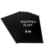 Griffelplast A4 svart 10/FP