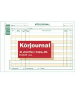 Blankett körjournal A5L 2x50 blad