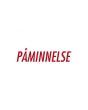 Stämpel standardtext PÅMINNELSE