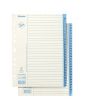 Pappregister JOPA A4 1-52 vit/blå