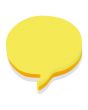 Notes POST-IT pratbubbla gula och vita