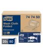Tvättlapp TORK Advanced 6-lag vit 1600/FP
