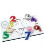 Knoppussel siffror 41x30cm