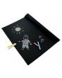 Griffeltavelfolie med kritor 2m x 45cm