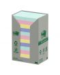 Notes POST-IT 100% rec 38x51mm sort.f 24/FP