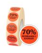 Etikett 70% avdrages i kassan 2000/RL