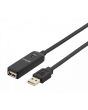 Kabel DELTACO USB aktiv förlängning 10m