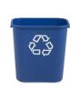 Papperskorg RUBBERMAID blå 26,6L