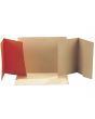Mapp 1-klaff A4 brun