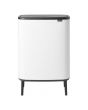 Papperskorg BRABANTIA Bo Touch 60L vit
