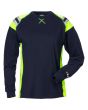 T-shirt Flam FRISTAD 7098 marin dam 2XL