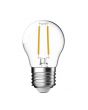 LED-lampa Klot E27 230V Klar 2,5W (25W) 250lm
