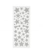 Glitterstickers silver stjärnor 110/fp