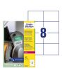 Etikett AVERY 74x105mm WH 400/FP
