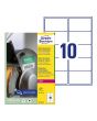 Etikett AVERY 99x57mm WH 500/FP
