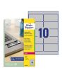 Etikett AVERY h/duty lab 96x50,8mm silver 200/FP