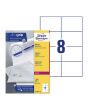 Etikett AVERY LASER 105x74mm 800/FP