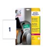 Etikett AVERY STRETCH 210x297mm 10/FP