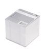 Blockkubhållare Pepperpot 90x90mm 800ark vit