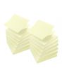 Notes LYRECO prem ZZ 75x75mm gul 12/FP