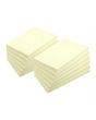 Notes LYRECO recycled 75x125mm gul 12/FP
