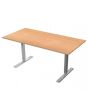 Skrivbord ERGOFUNK T 1200x800mm Bok/Silver