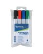 Whiteboardpenna LYRECO drywipe rund 4/FP