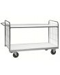 Hyllvagn 9000 2 hyllplan 1390x650x1025mm