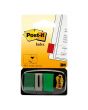 Index POST-IT 25x43mm grön