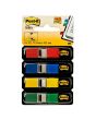 Index POST-IT 683 12X43mm R/B/G/G 4/FP