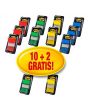 Index POST-IT 680 25x44mm värdepack 12/FP