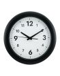 Väggur ALBA Easytime Ø30cm svart