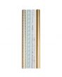 Presentpapper 70cm x 2m metallic mix