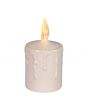 Blockljus STAR T Paula LED 11,5cm beige