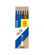 Refill PILOT Frixion 0,7mm 4 färger 6/fp