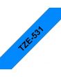 Tape BROTHER TZE531 12mm svart på blå