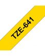 Tape BROTHER TZE641 18mm svart på gul