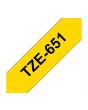 Tape BROTHER TZE651 24mm svart på gul