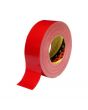 Tejp textil plastbelagd 50m x 50mm röd
