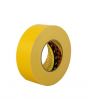 Tejp textil plastbelagd 50m x 50mm gul