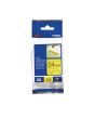 Tape BROTHER TZe-S651 24mm svart/gul