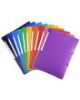 Gummibandsmapp 3-klaff A4 PP sorterade