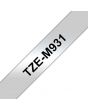 Tape BROTHER TZEM931 12mm svart på silver