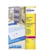 Etikett AVERY 38,1x21,2mm transparent 1625/FP