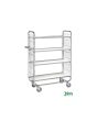 Hyllvagn 8000 4 hyllplan 815x470x1590mm