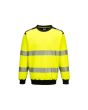Varselsweatshirt PW379 Hi-Vis Kl 2/3 M