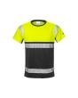 T-shirt varsel 7518 THV kl1 gul/sv XS