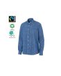 Skjorta Denim Slim herr GOTS XL-43/44