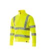 Sweatshirt Med Blixtlås Hi-Vis Gul 3XL